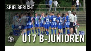 1. FC Union Berlin U17 – Hertha BSC U17 (Halbfinale, B-Junioren-Pokal)