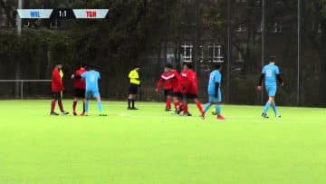 1.FC Wilmersdorf – SpVgg Tiergarten (U19 A-Junioren Bezirkliga, St. 3) –  Spielszenen | SPREEKICK.TV