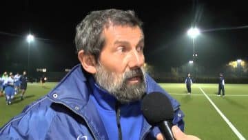 A. Njie (Trainer SV Tasmania Berlin) und B. Schmiedel (Trainer VfB Einheit zu Pankow) – Die Stimmen