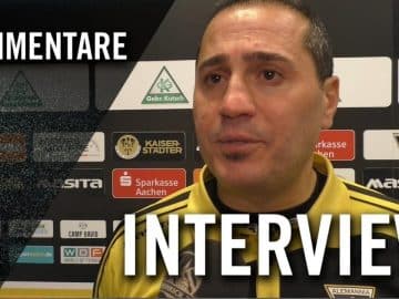 Alemannia-Trainer Fuat Kilic über die Favoritenrolle im Mittelrheinpokal