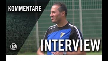 Alemannia Trainer Fuat Kilic vor dem Pokalspiel gegen Leverkusen