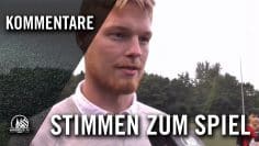 Alexander Konietzny (BC Efferen, U17) und Patrick Urbas (SV Deutz 05, U17) – Die Stimmen