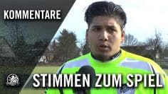 Alexander Strahl (GW Neukölln) und Inanc Bayezit (SW Spandau) – Die Stimmen zum Spiel | SPREEKICK.TV