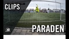 An die Latte gelenkt vom Löwen-Keeper! | Parade von Ludwig Zech (TSV 1860 München U19)
