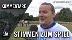 Andreas Fricke (FC Internationale) und Marco Wilke ( SD Croatia) – Stimmen zum Spiel | SPREEKICK.TV