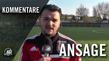 Ansage von Engjell Aliti (VfL Rheingold Poll II) | RHEINKICK.TV