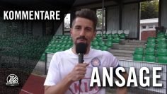 Ansage von Fatlum Zaskoku (Westfalia Herne) | RUHRKICK.TV