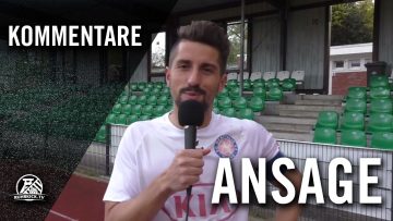 Ansage von Fatlum Zaskoku (Westfalia Herne) | RUHRKICK.TV