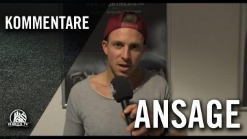 Ansage von Finn Thomas (TuS Dassendorf) | ELBKICK.TV