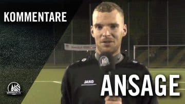 Ansage von Kevin Fausten (SV Fühlingen-Chorweiler II) | RHEINKICK.TV