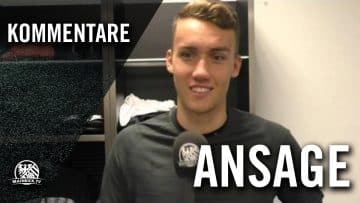 Ansage von Luca Waldschmidt (Eintracht Frankfurt) | MAINKICK.TV