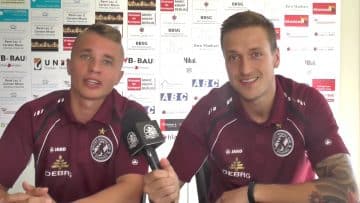Ansage von Lukas Rehbein und Martin Zurawsky (beide BFC Dynamo) zum DFB-Pokalspiel | SPREEKICK.TV