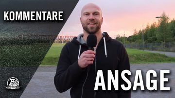 Ansage von Maik Hoppe | RUHRKICK.TV