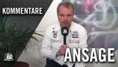 Ansage von Michael Fischer (ehemals Trainer VfL Pinneberg) | ELBKICK.TV