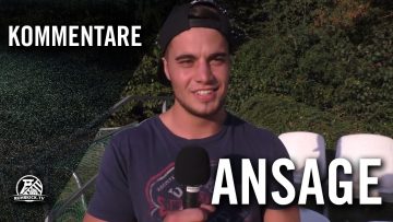 Ansage von Niclas Maiwald (SV Wanne 11) | RUHRKICK.TV