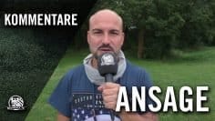 Ansage von Nico Megna (Trainerteam FC Germania Bieber) | MAINKICK.TV