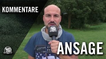 Ansage von Nico Megna (Trainerteam FC Germania Bieber) | MAINKICK.TV