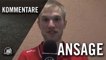 Ansage von Patrick Fortyr (Bonner Futsal Lions) zum Futsal-Derby | RHEINKICK.TV