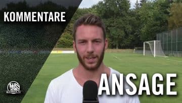 Ansage von Sascha Müller (Germania Schwanheim) | MAINKICK.TV