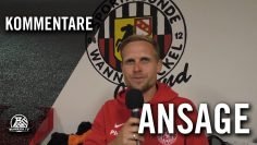 Ansage von Sebastian Saitner (Trainer Sportfreunde Wanne) | RUHRKICK.TV