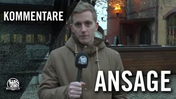 Ansage von Sven Schönherr (TuS Froschhausen) | MAINKICK.TV