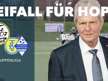 Applaus statt Hopp-Raus: Bensheim-Fans feiern Dietmar Hopp | FC Bensheim – SG Langstadt/Babenhausen