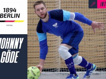 Aus Berlin für Deutschland: Jean-Michel Göde hütet für den DFB den Futsal-Kasten!