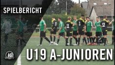 BCV Glesch-Paffendorf U19 – FC Schwadorf U19 (4. Spieltag, A-Junioren Sonderliga Rhein-Erft)