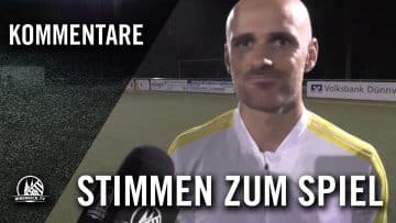 Benjamin Schiebahn (SpVg. Köln-Flittard) und Wolfgang Rieger (SV Deutz 05) – Stimmen