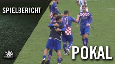 Berlin United – SD Croatia (3. Runde, Pokal)