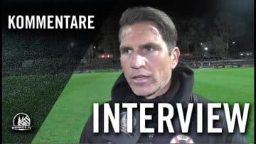 Bitterer Niederlage zum Trotz: Viktoria-Trainer Patrick Glöckner sieht „überragende Leistung“