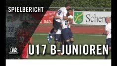 Blau-Weiß 96 U17 – FC Eintracht Norderstedt U17 (3. Spieltag, U17-Oberliga)