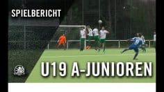 BSV Grün-Weiß Neukölln U19 – SC Staaken U19 (25. Spieltag, A-Junioren Verbandsliga)