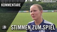 Constanze Heß (BW Berlin) und Nathalie Klefisch (1.FC Union) – Stimmen zum Spiel  | SPREEKICK.TV