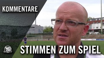 D. Vasic (Trainre SV Wiesbaden 1899) und O. Bunzenthal (Trainer Borussia Fulda) – Die Stimmen