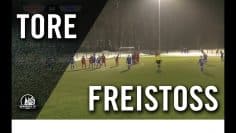 Da nagelt er seinen Ex-Kollegen ein mächtiges Pfund ins Netz | Tor von Tobias Lippold (FC Monheim)