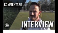 Daniel Costantino (Trainer SC Borussia Lindenthal-Hohenlind) über die Vertragsverlängerung