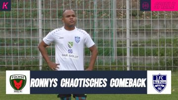 Das Comeback von Ronny in Berlin: Füchse Berlin – 1.FC Novi Pazar 95 (Berlin-Liga)