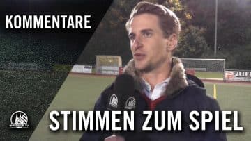 David Gsella (SV Schlebusch) und Markus Krämer (Borussia Lindenthal-Hohenlind) – Stimmen
