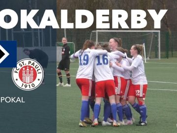 Derby-Revanche: HSV-Frauen stehen im Halbfinale | Hamburger SV – FC St. Pauli (Viertelfinale, Pokal)