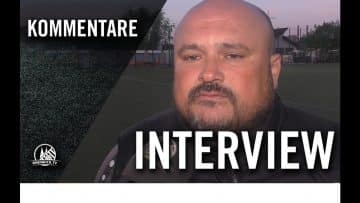 Deutz U17-Trainer Mehmet Isik über seine Vertragsverlängerung