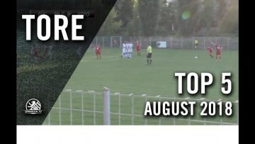 Die spektakulärsten Treffer des Monats! | Die TOP Tore August 2018