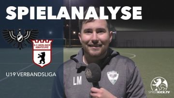 Die Spielanalyse | BFC Preussen U19 – SC Berliner Amateure U19 (A-Junioren Verbandsliga)