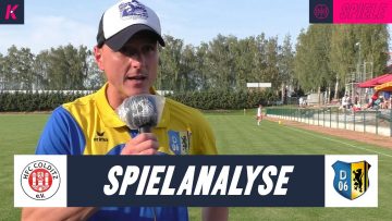Die Spielanalyse | HFC Colditz – FV Dresden 06 Laubegast (2. Runde, Sachsenpokal)