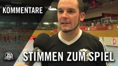 Die Stimme zum Finale (DJK TuS Hordel – SV Phönix Bochum, Sparkassen Masters) | RUHRKICK.TV