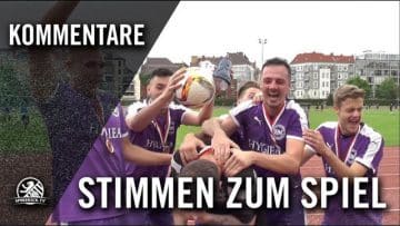 Die Stimme zum Spiel (BFC Dynamo II – BSV Eintracht Mahlsdorf II, Finale, Berliner Pokal))
