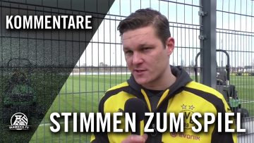 Die Stimme zum Spiel (Borussia Dortmund – FC Schalke 04, U17 B-Junioren, Bundesliga West)