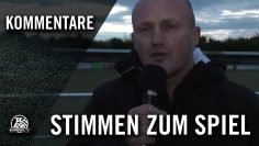 Die Stimme zum Spiel (BV Westfalia Wickede – FC Brünninghausen, Halbfinale, Kreispokal Dortmund)