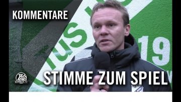 Die Stimme zum Spiel | DJK TuS Hordel – TuS Haltern (Testspiel)