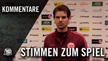 Die Stimme zum Spiel (Eintracht Frankfurt – SV Sandhausen, B-Junioren Bundesliga) | MAINKICK.TV